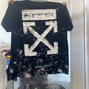 Off white galaxy shirt